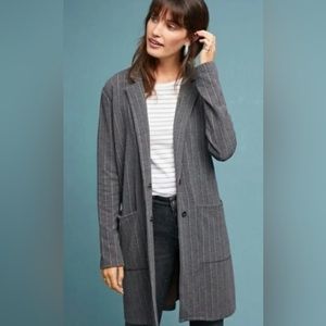 Anthropologie Harlan long line blazer jacket